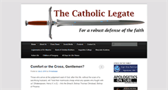 Desktop Screenshot of catholic-legate.com